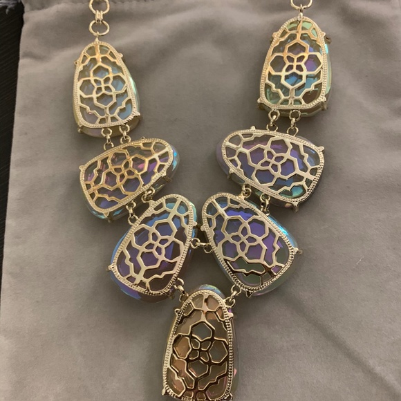 Kendra Scott Custom LUXE Iridescent Drusy Harlie - Picture 8 of 8